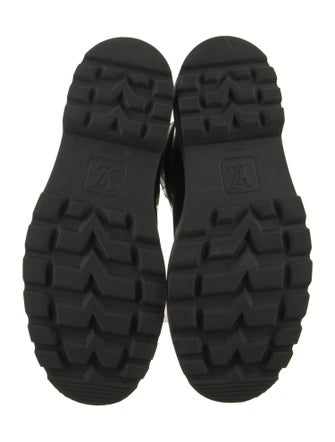 Louis Vuitton LV Monogram Leather Combat Boots