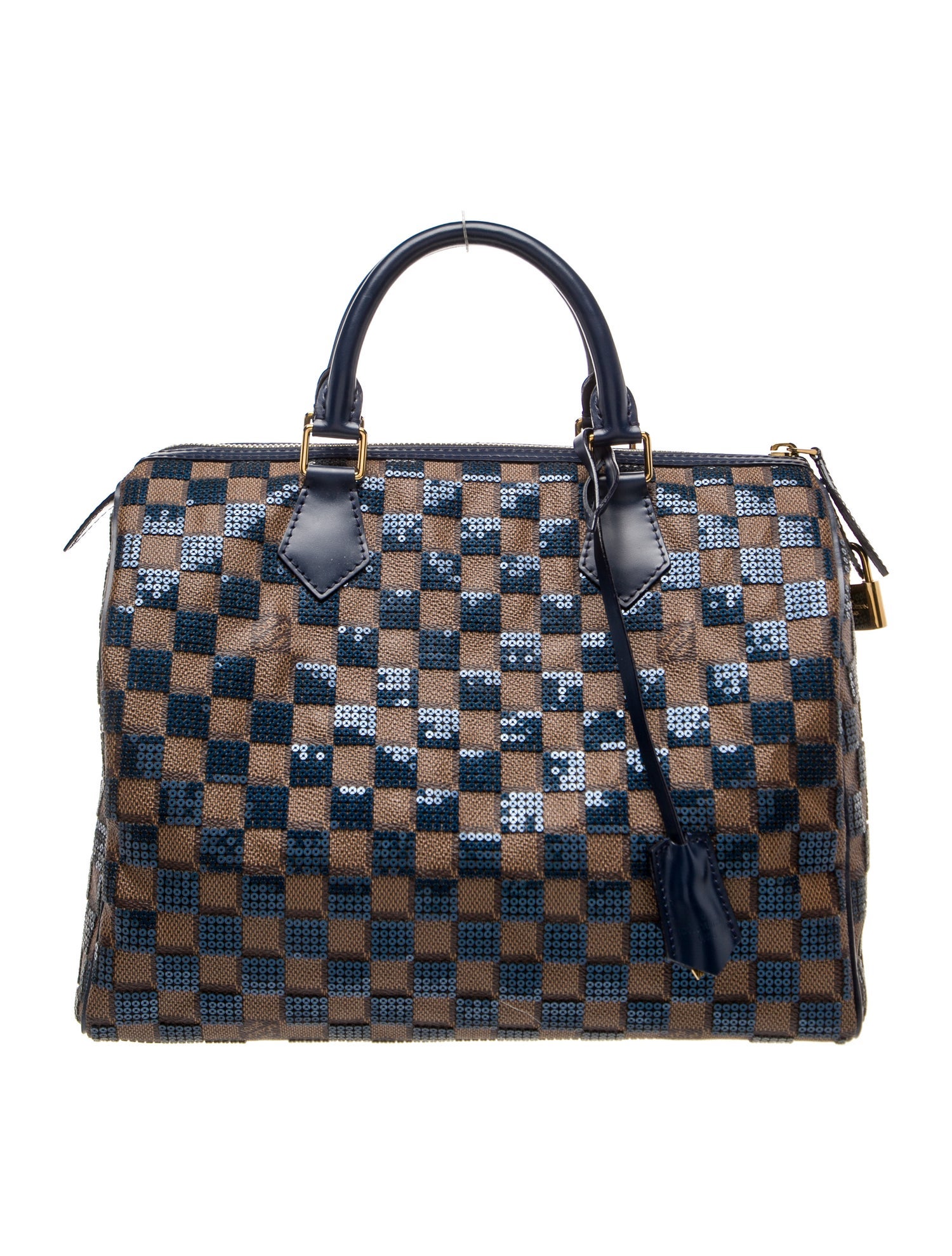 Louis Vuitton Damier Ebene Paillettes Speedy 30