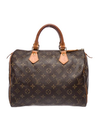 Louis Vuitton LV Monogram Speedy 30 Vintage