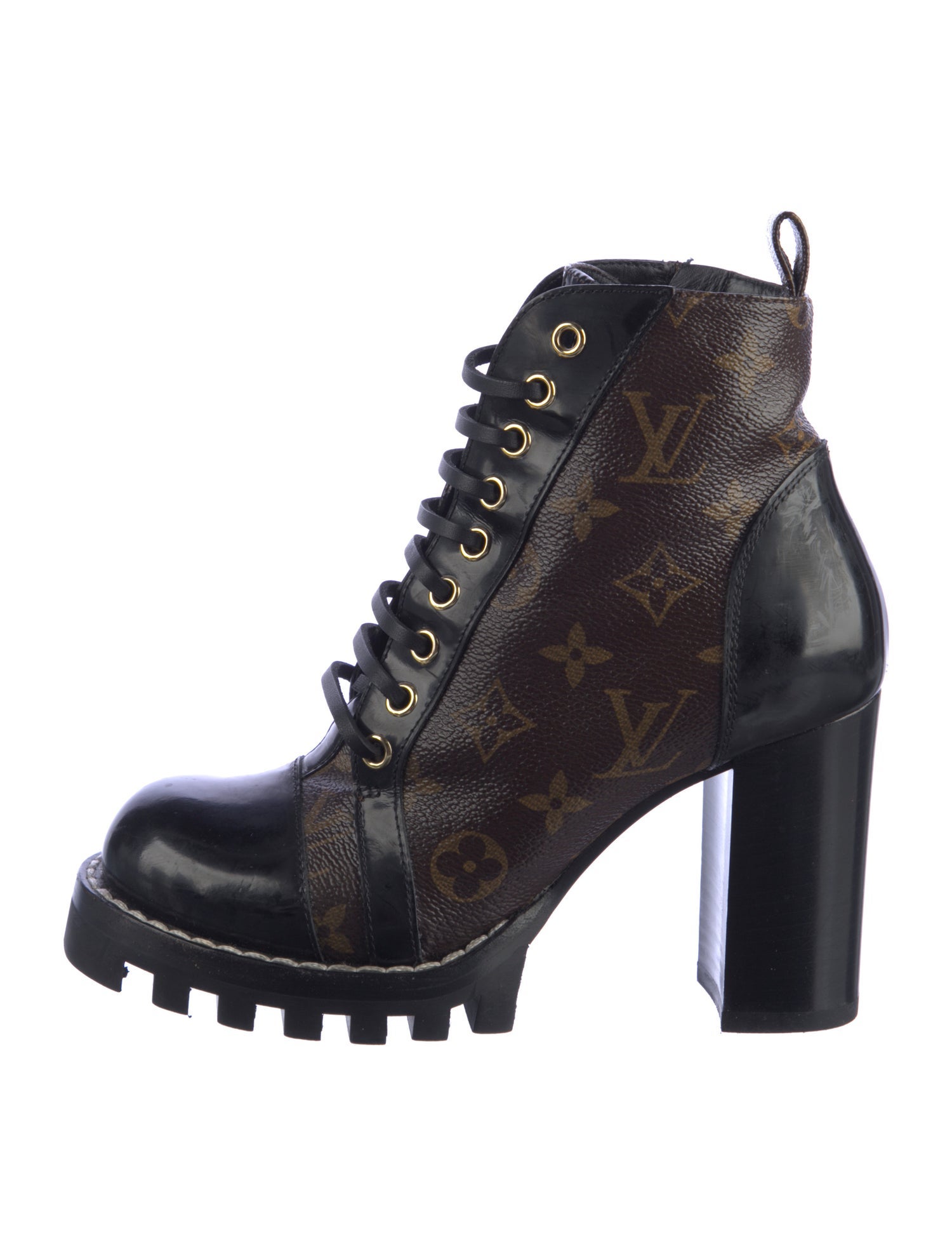 Louis Vuitton LV Monogram Combat Boots