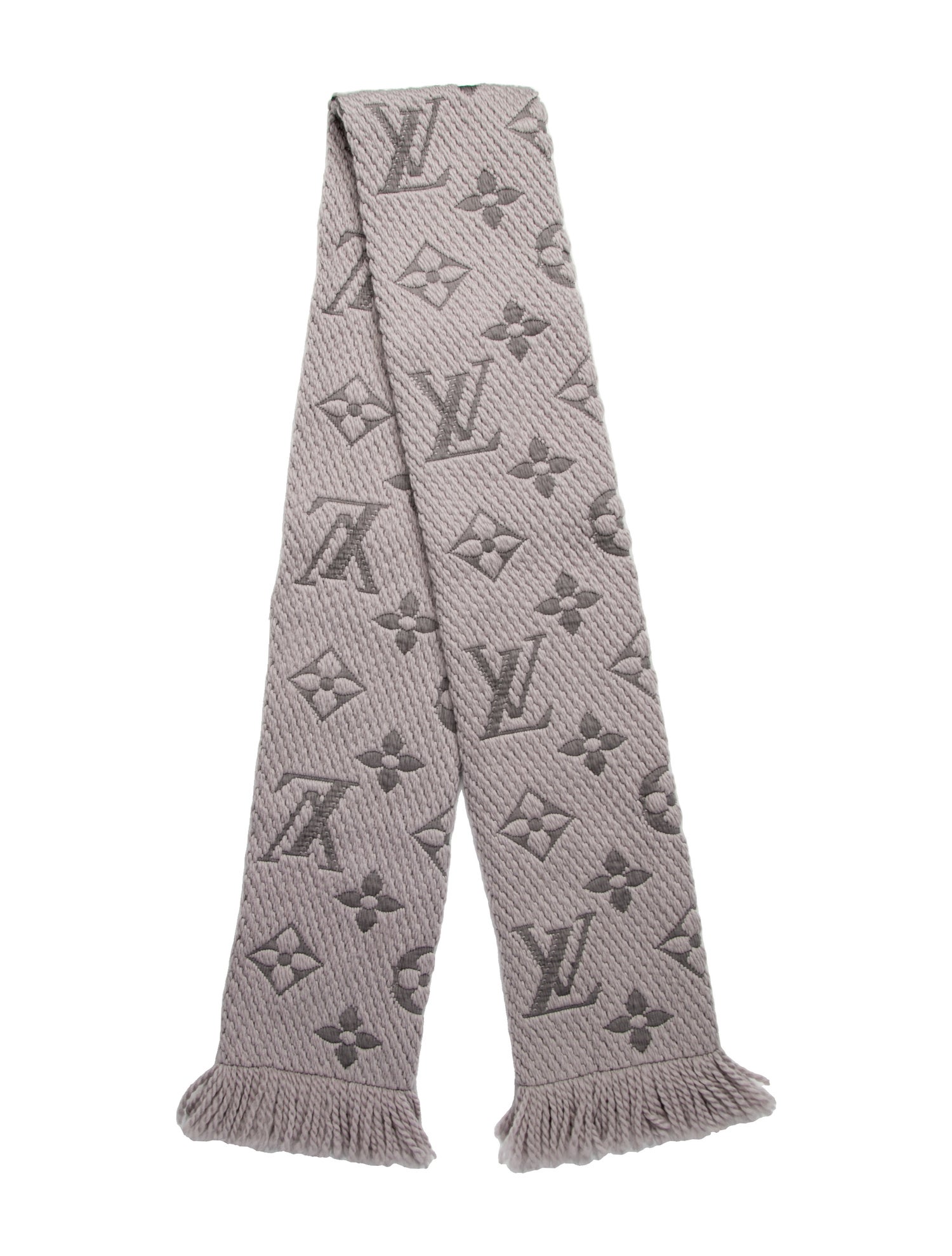 Louis Vuitton Logomania Wool Scarf
