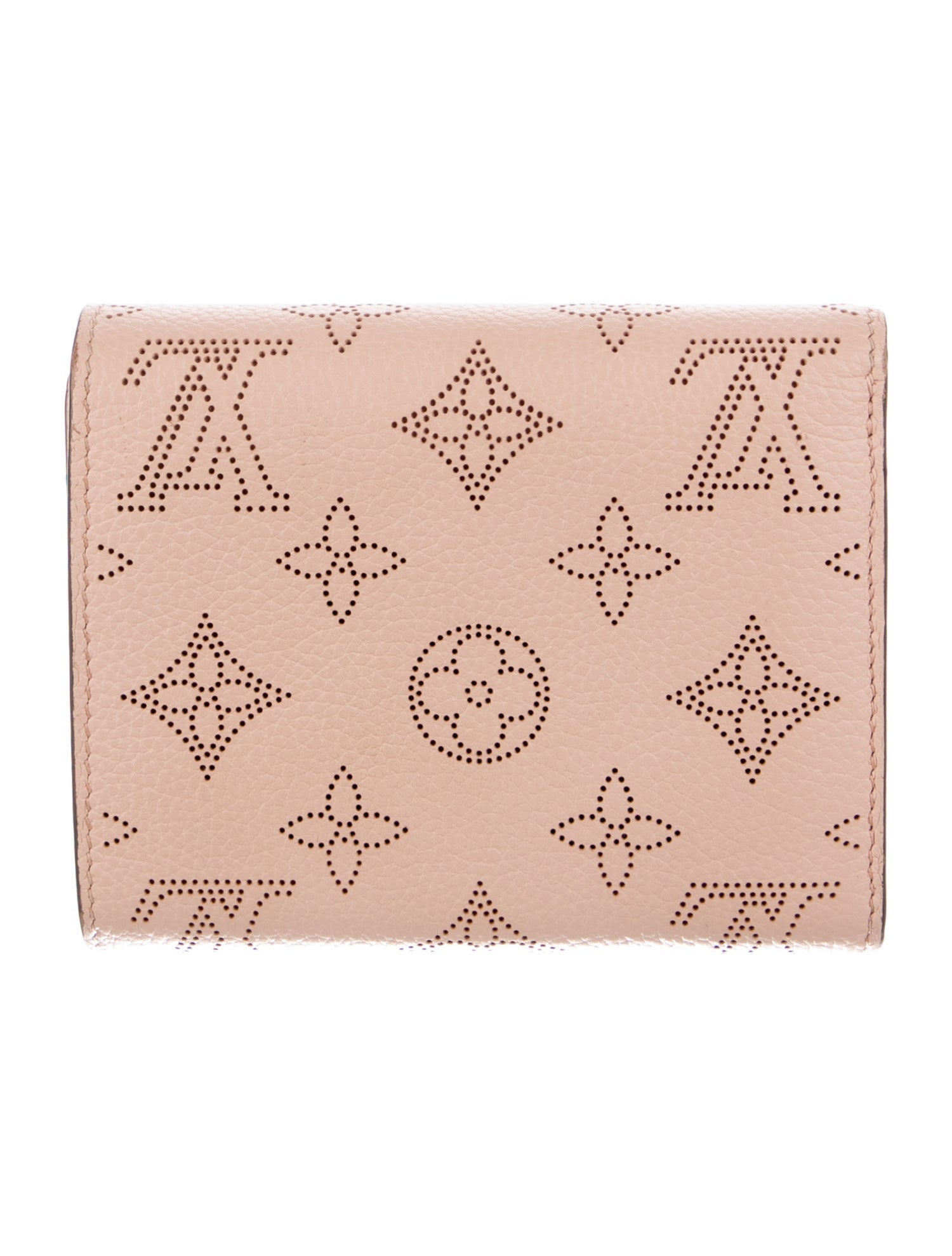 Louis Vuitton LV Monogram Mahina Leather Iris Compact Wallet