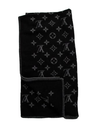 Louis Vuitton Monogram Eclipse Throw Blanket