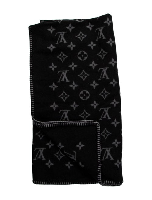 Louis Vuitton Monogram Eclipse Throw Blanket