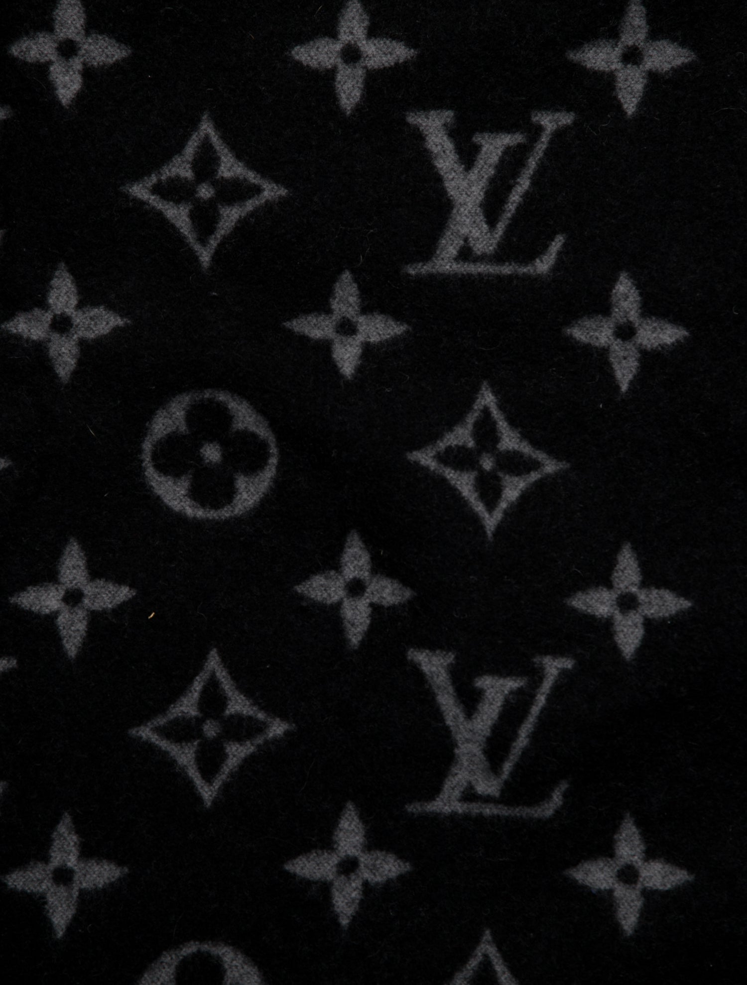 Louis Vuitton Monogram Eclipse Throw Blanket