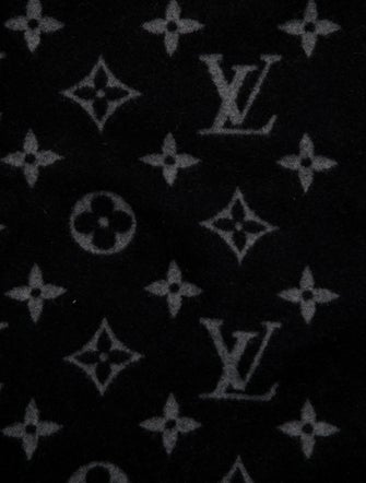 Louis Vuitton Monogram Eclipse Throw Blanket