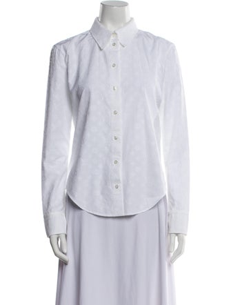 Louis Vuitton 2019 Long Sleeve Button-Up Top