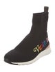 Louis Vuitton Graphic Print Embroidered Accent Sock Sneakers