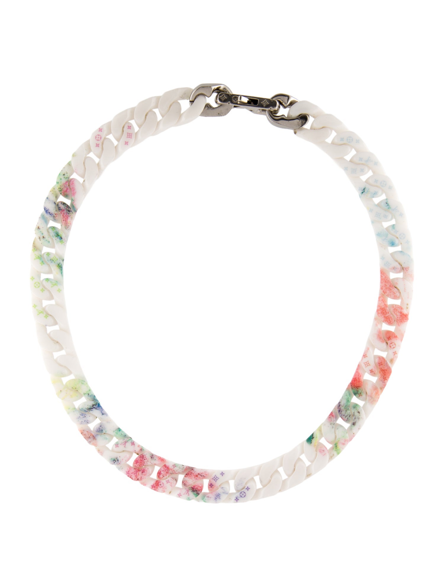 Louis Vuitton Ceramic Curb Chain Necklace