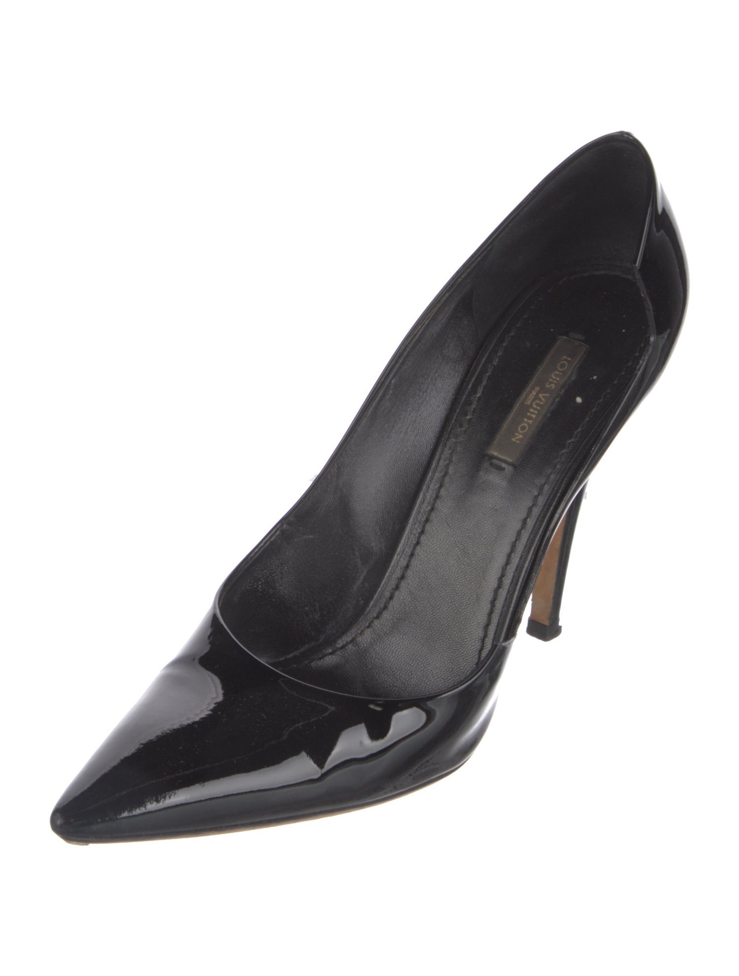 Louis Vuitton LV Monogram Patent Leather Pumps