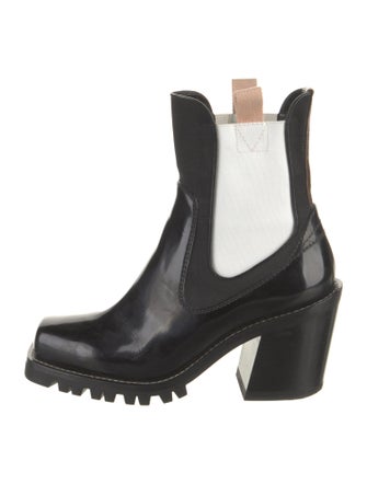 Louis Vuitton LV Monogram Patent Leather Chelsea Boots
