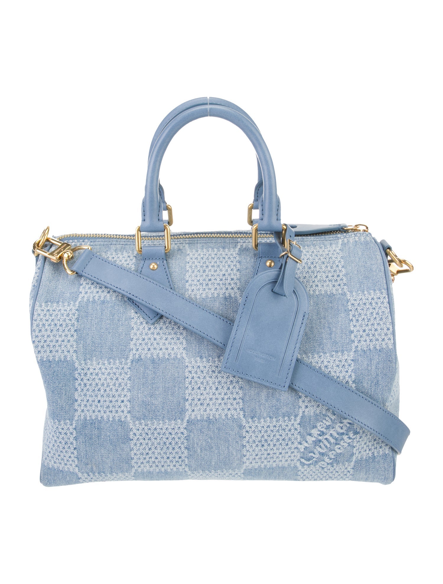 Louis Vuitton Denim Keepall Bandouliere 35 2024