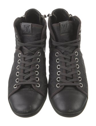 Louis Vuitton Damier Graphite Pattern Nylon Sneakers