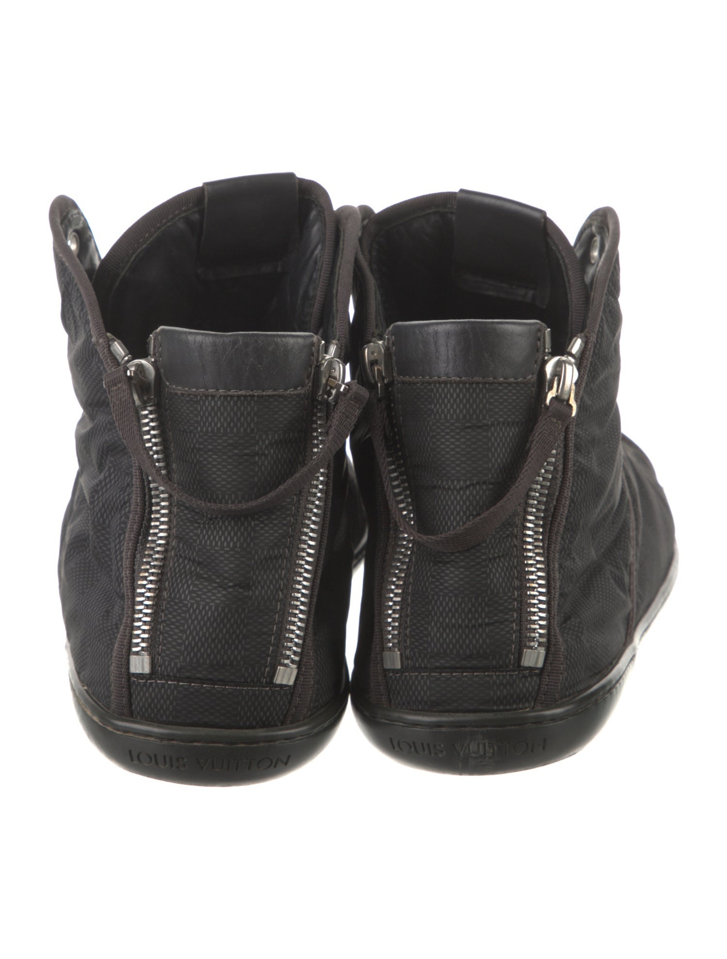 Louis Vuitton Damier Graphite Pattern Nylon Sneakers