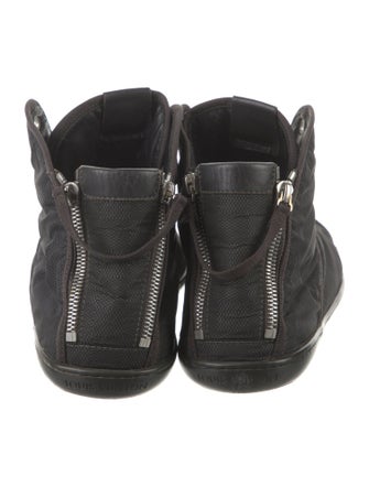 Louis Vuitton Damier Graphite Pattern Nylon Sneakers