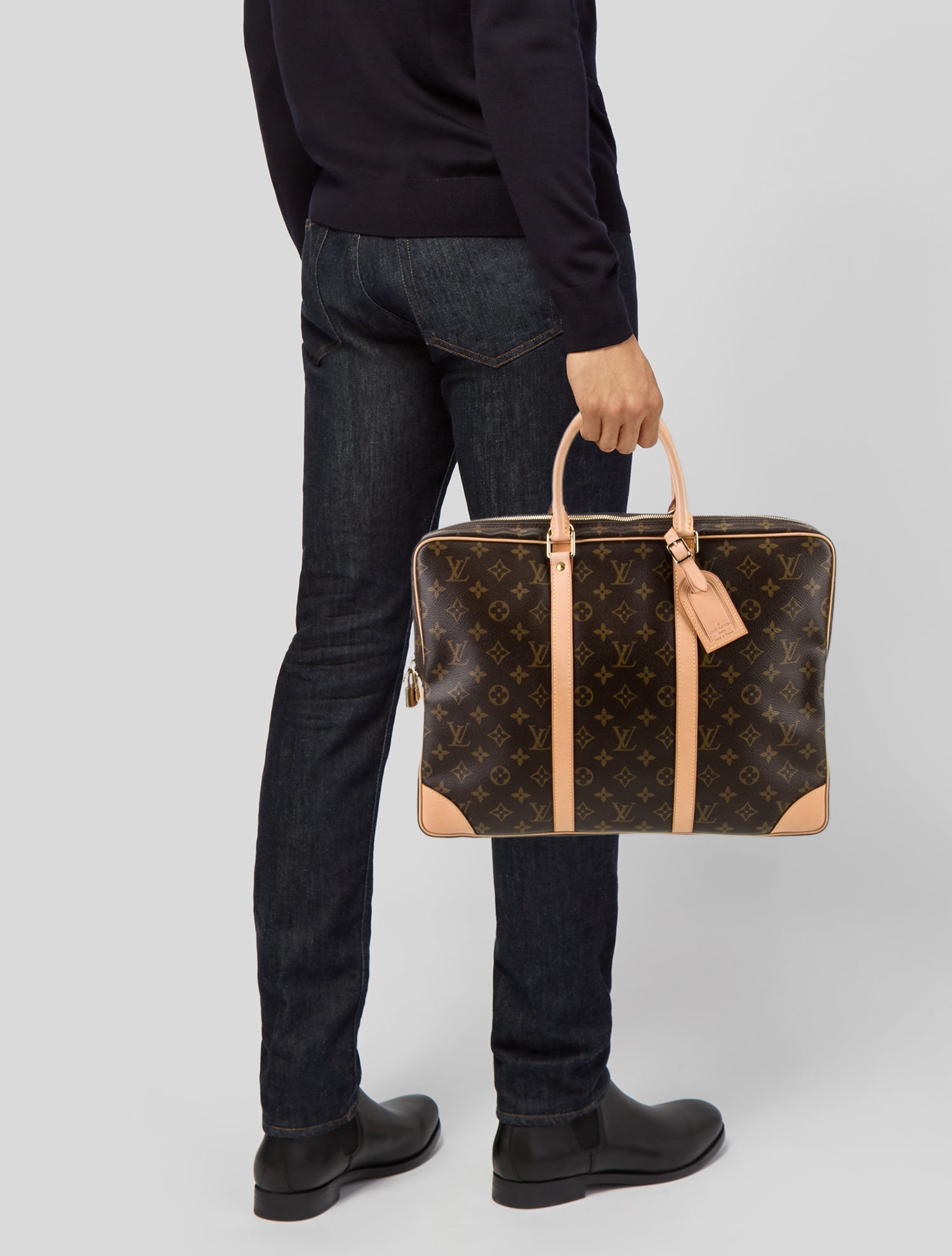 Louis Vuitton LV Monogram Porte-Documents Vintage