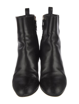 Louis Vuitton Quilted Pattern Leather Moto Boots