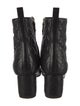 Louis Vuitton Quilted Pattern Leather Moto Boots