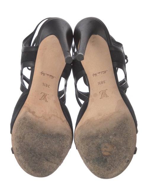 Louis Vuitton Suede Sandals