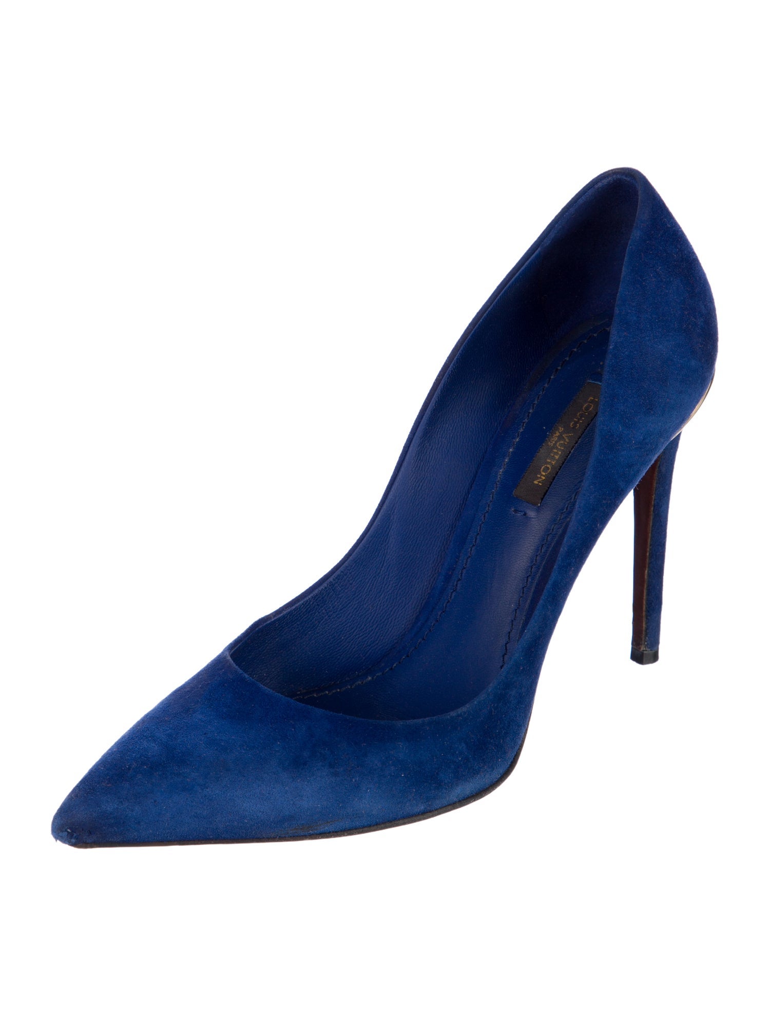 Louis Vuitton Suede Pumps