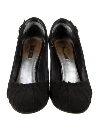 Louis Vuitton LV Monogram Suede Pumps