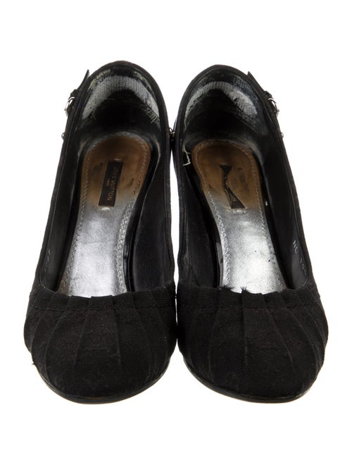 Louis Vuitton LV Monogram Suede Pumps