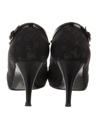 Louis Vuitton LV Monogram Suede Pumps