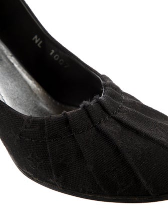 Louis Vuitton LV Monogram Suede Pumps