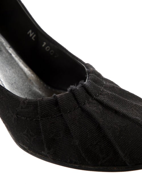 Louis Vuitton LV Monogram Suede Pumps