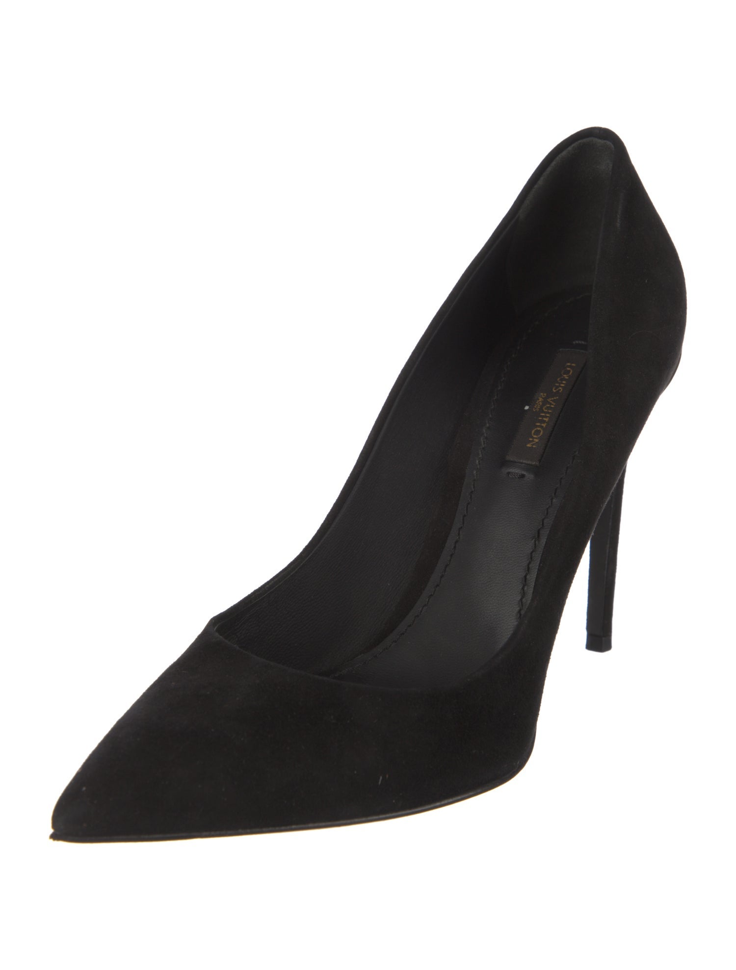 Louis Vuitton Suede Pumps
