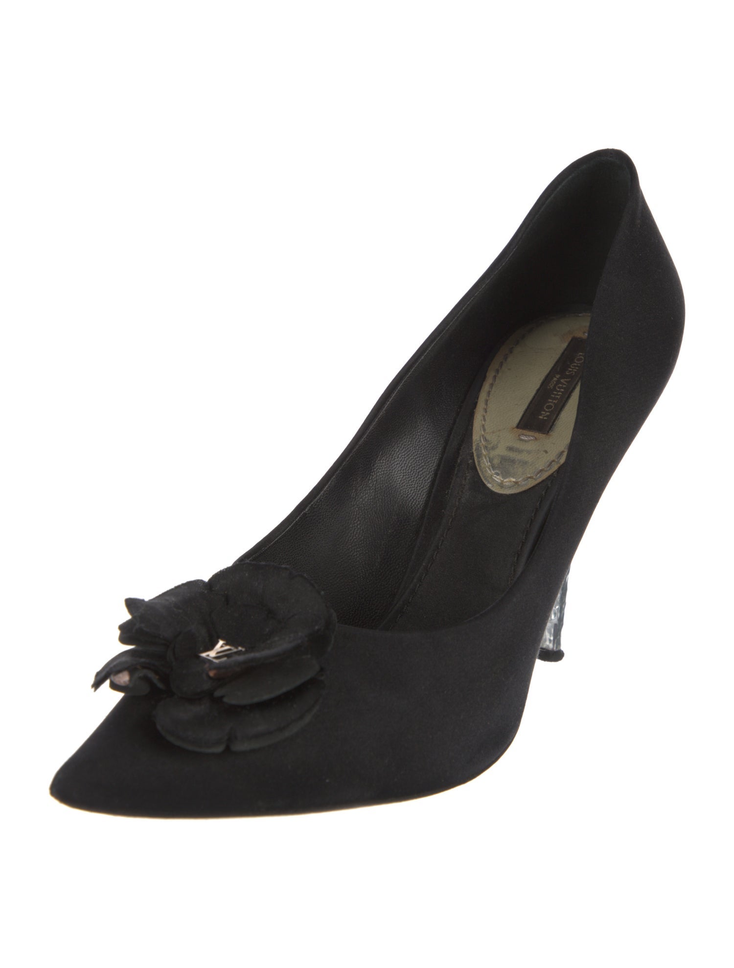 Louis Vuitton LV Monogram Satin Pumps