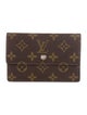 Louis Vuitton LV Monogram Coated Canvas Elise Wallet
