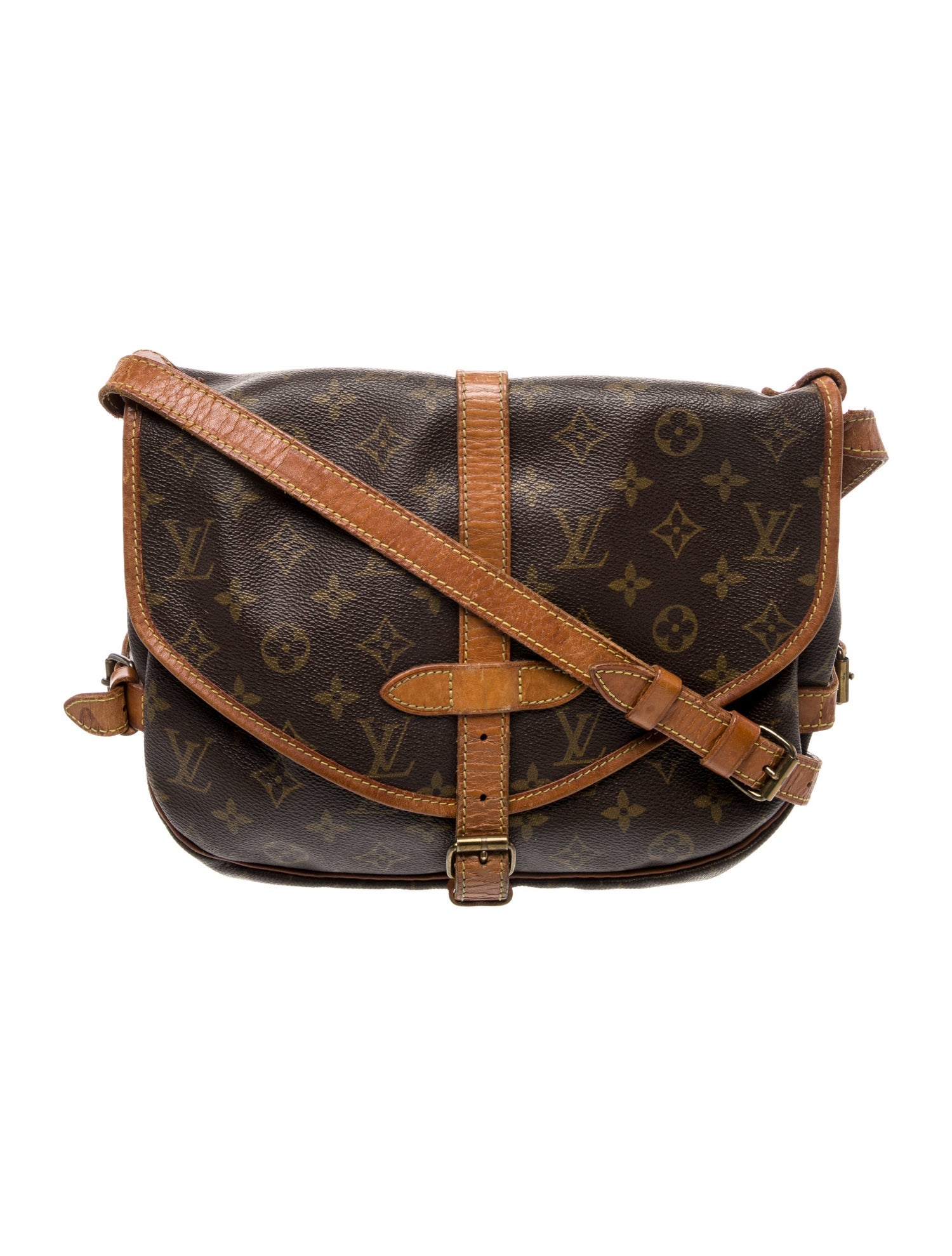 Louis Vuitton LV Monogram Saumur 30 Vintage