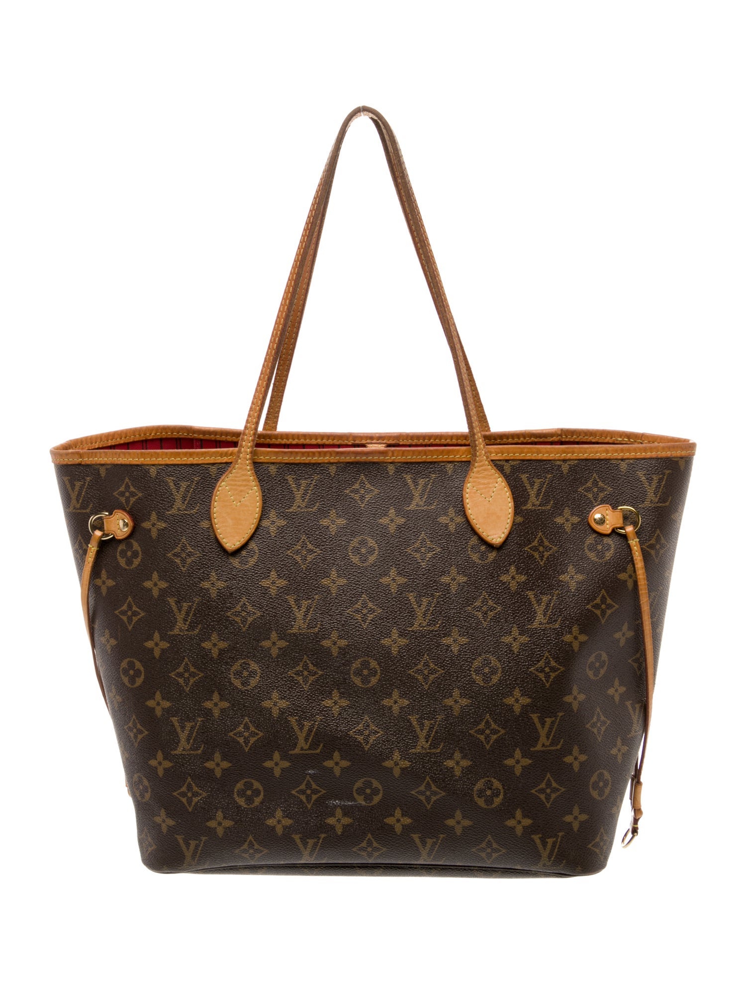 Louis Vuitton LV Monogram Neverfull w/Pouch MM