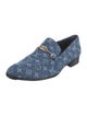 Louis Vuitton Monogram Pattern Denim Loafers