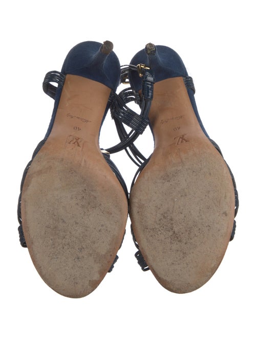 Louis Vuitton Patent Leather T-Strap Sandals