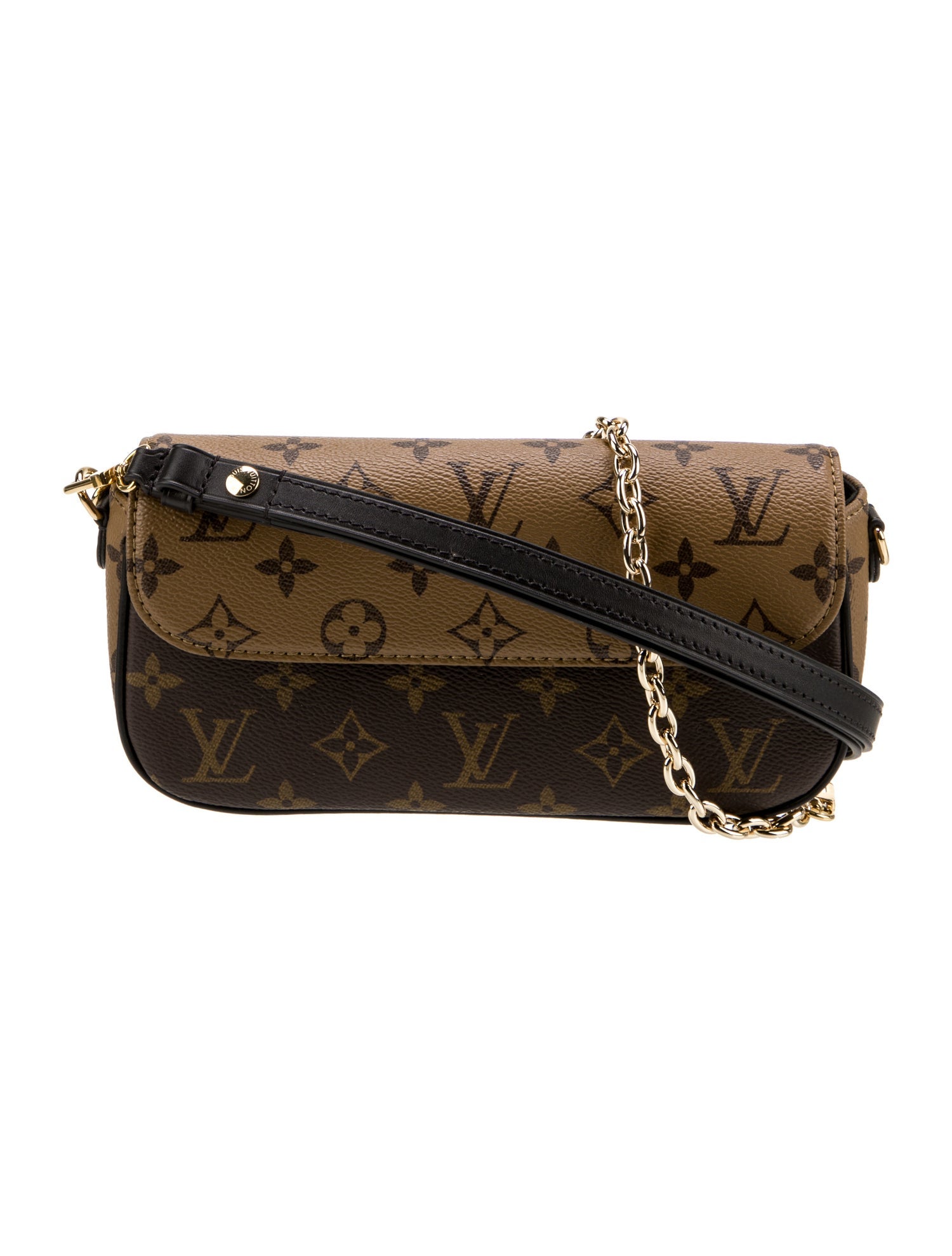 Louis Vuitton LV Monogram Monogram Reverse Ivy Wallet on Chain
