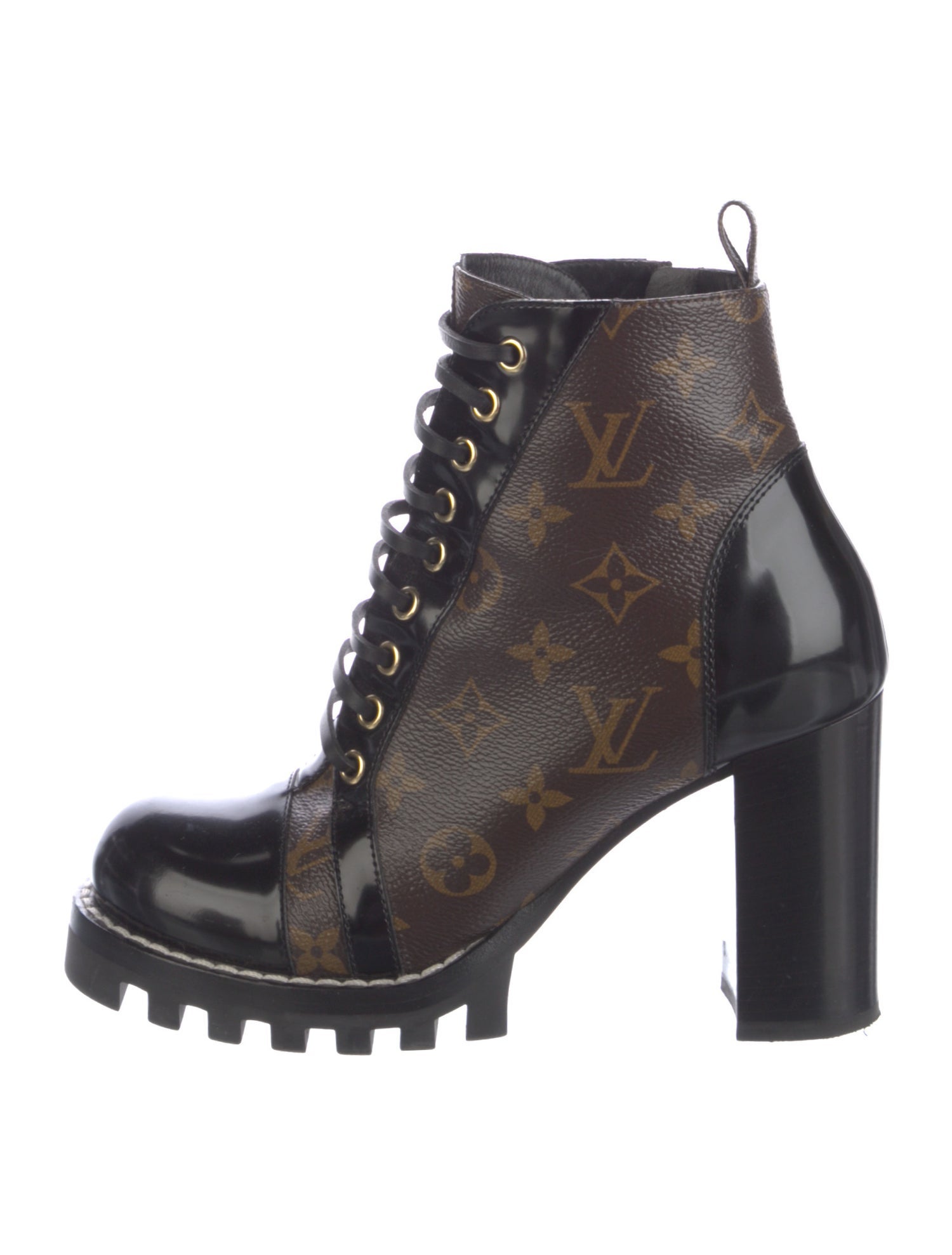Louis Vuitton LV Monogram Combat Boots
