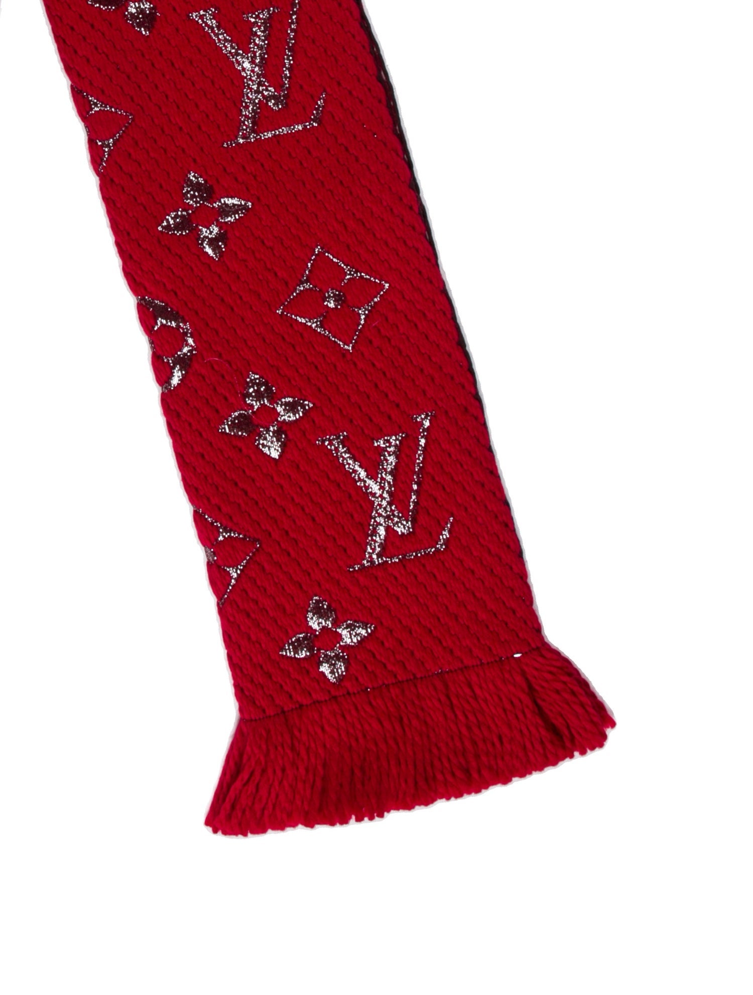 Louis Vuitton Logomania Wool Scarf