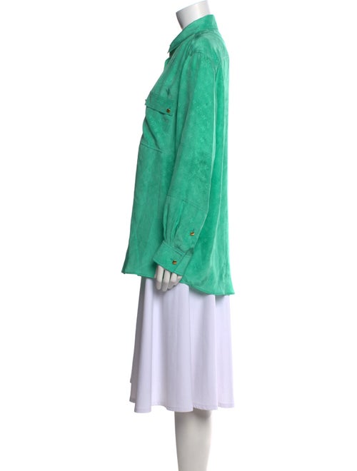 Louis Vuitton 2022 Silk Button-Up Top
