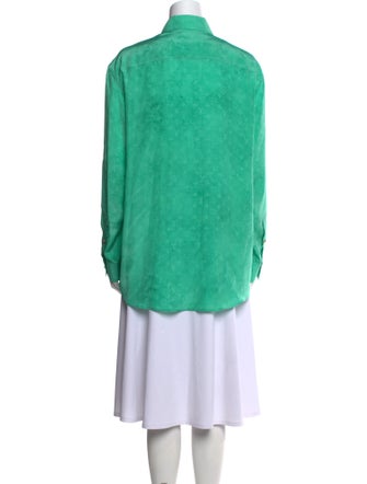 Louis Vuitton 2022 Silk Button-Up Top