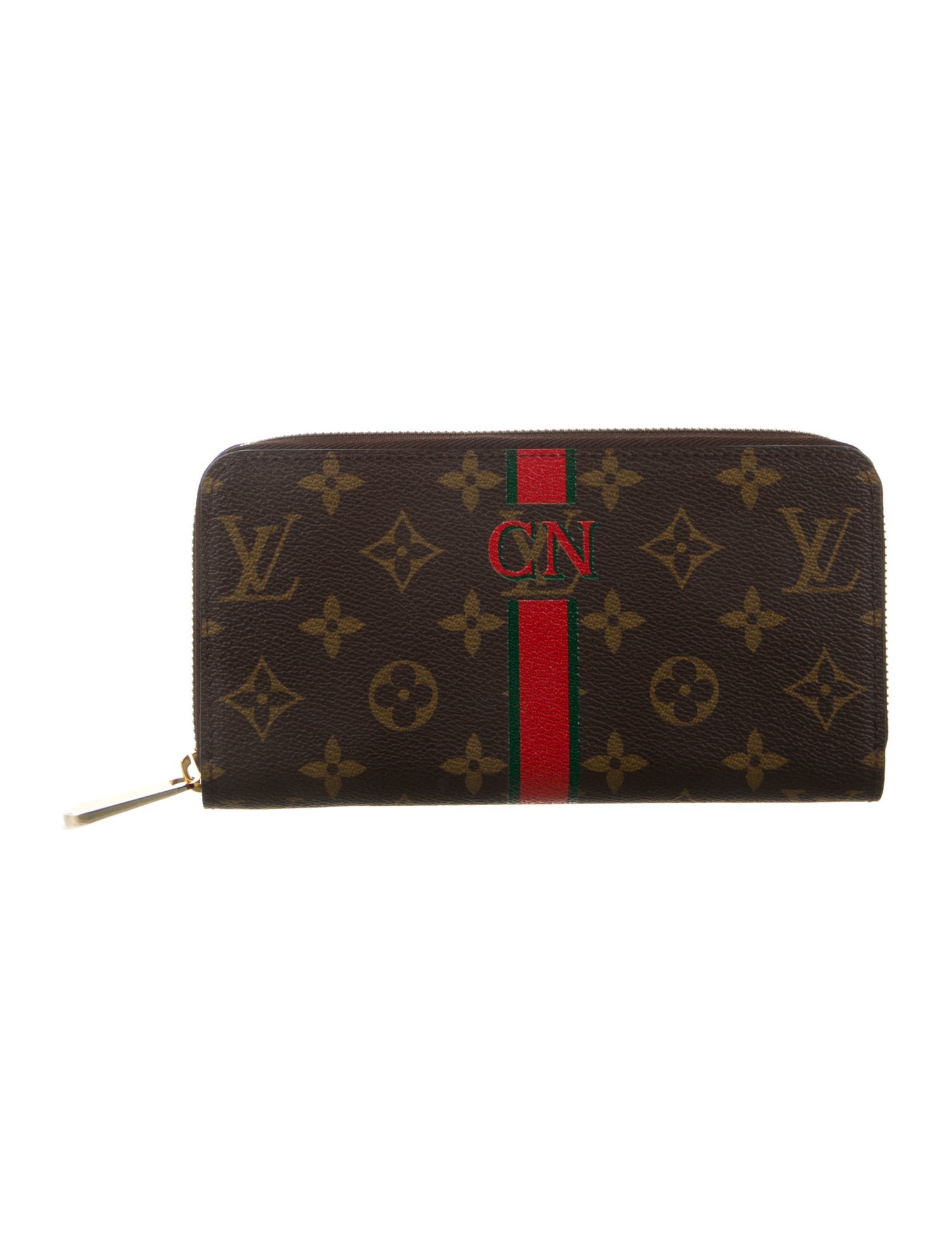 Louis Vuitton Monogram Pattern Coated Canvas Zippy Wallet w/ Tags