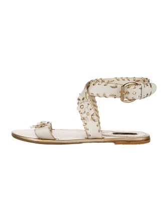 Louis Vuitton Leather Gladiator Sandals