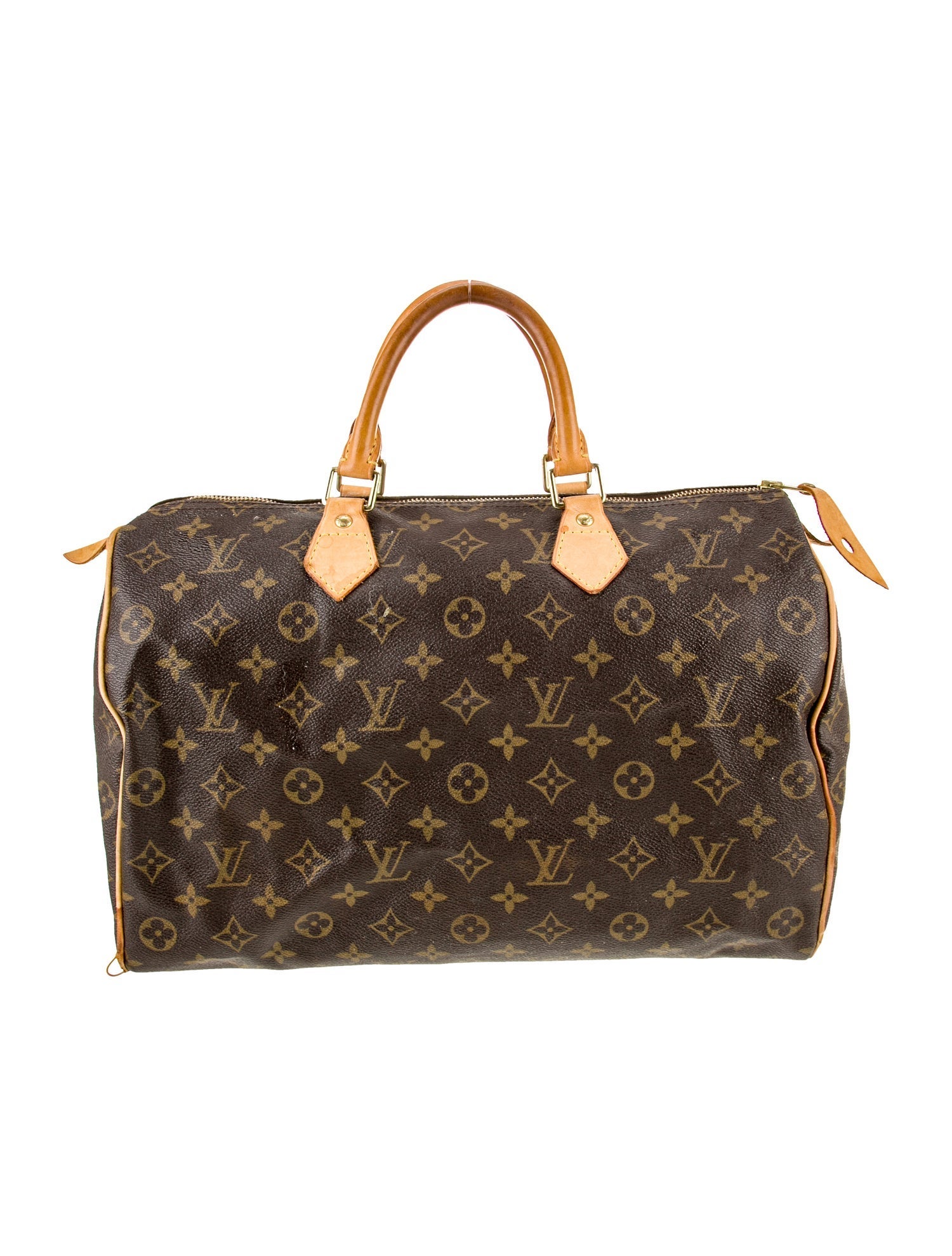 Louis Vuitton LV Monogram Speedy 35 Vintage