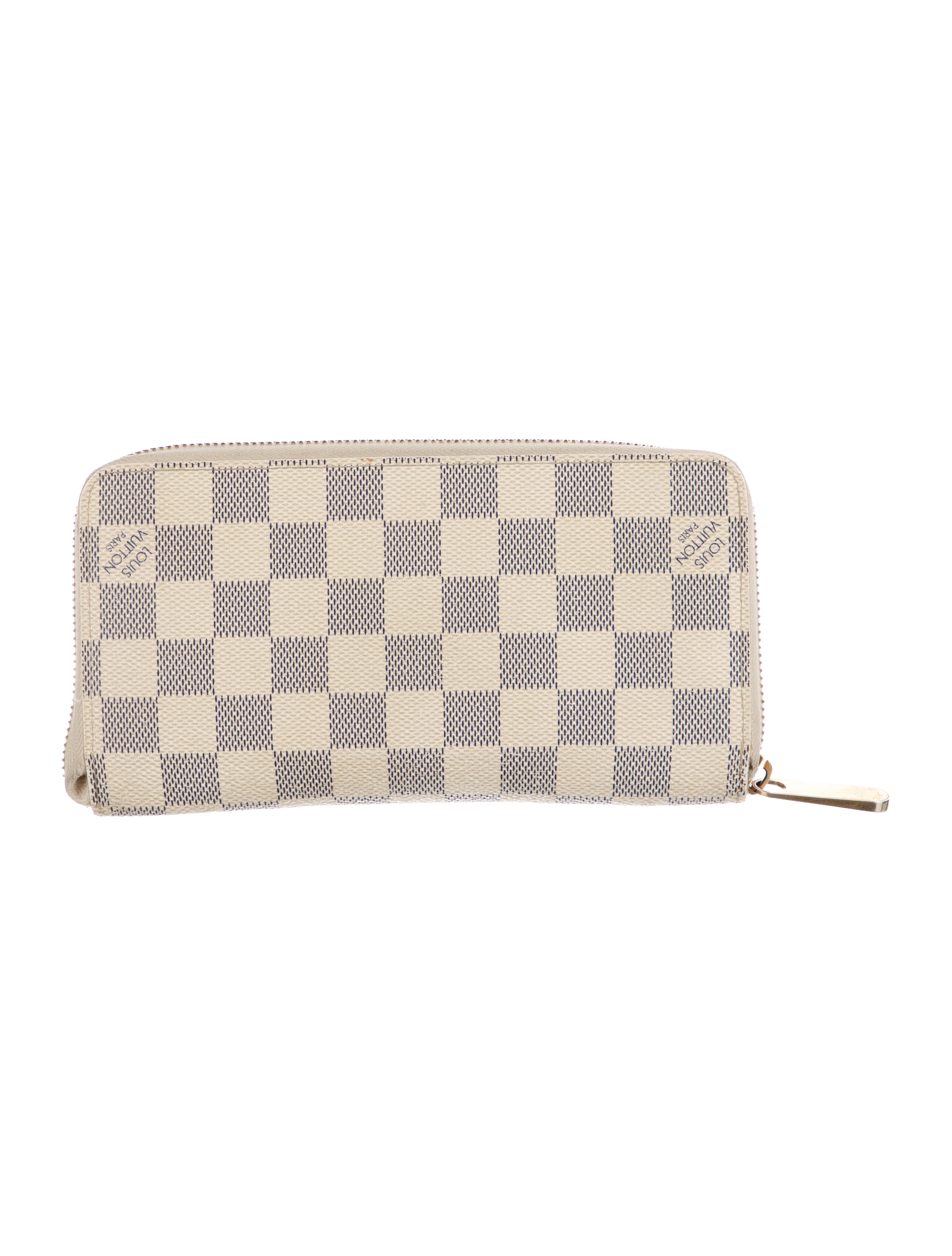 Louis Vuitton 2014 Damier Azur Pattern Zippy Wallet