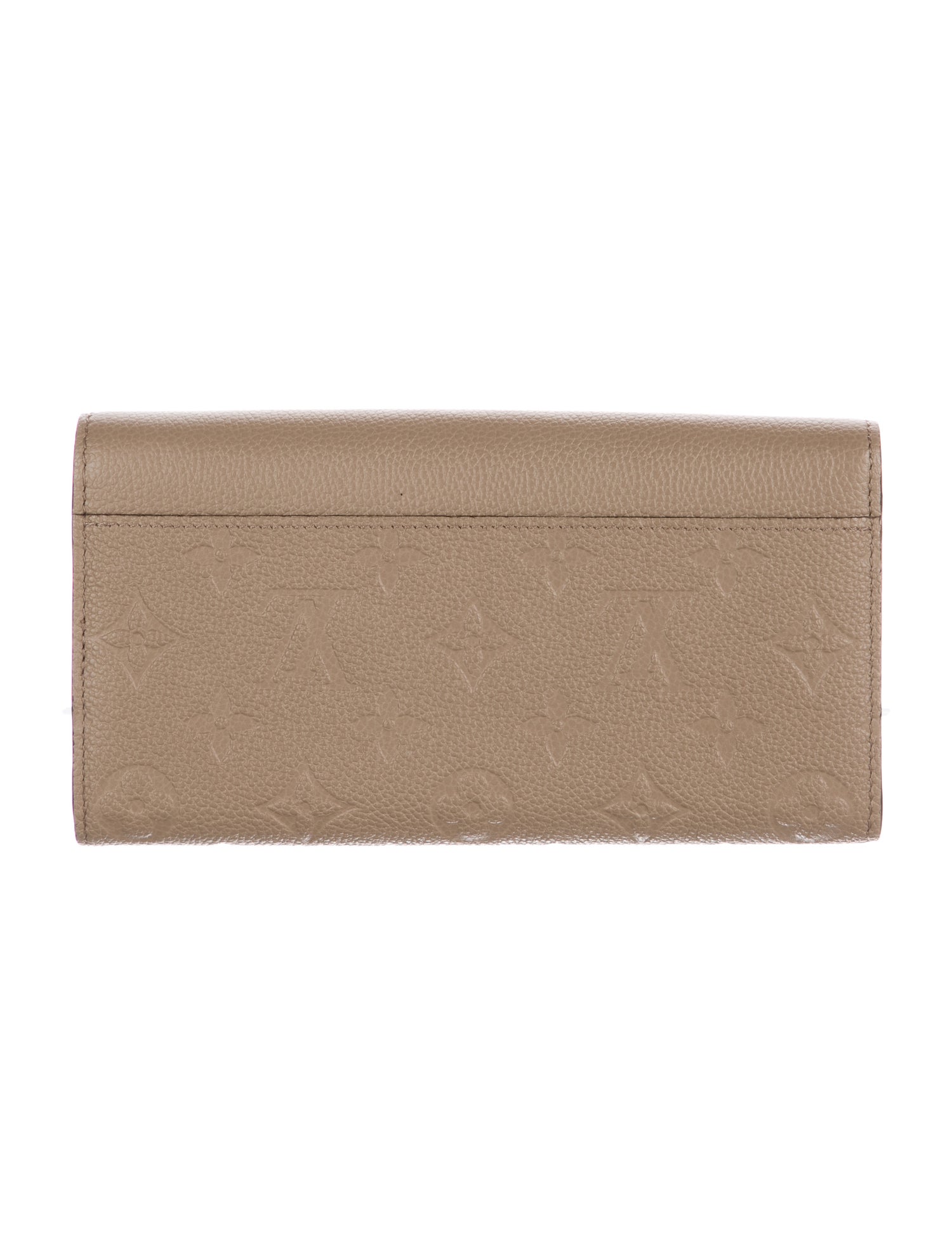Louis Vuitton LV Monogram Empreinte Leather Sarah Wallet