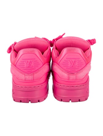 Louis Vuitton Suede Wedge Sneakers