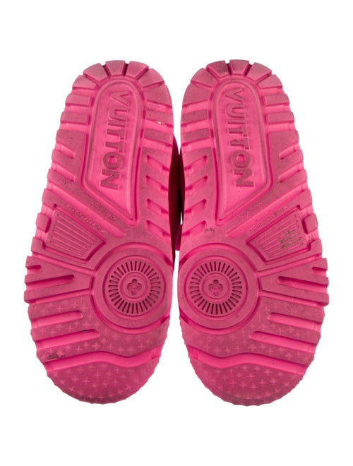 Louis Vuitton Suede Wedge Sneakers