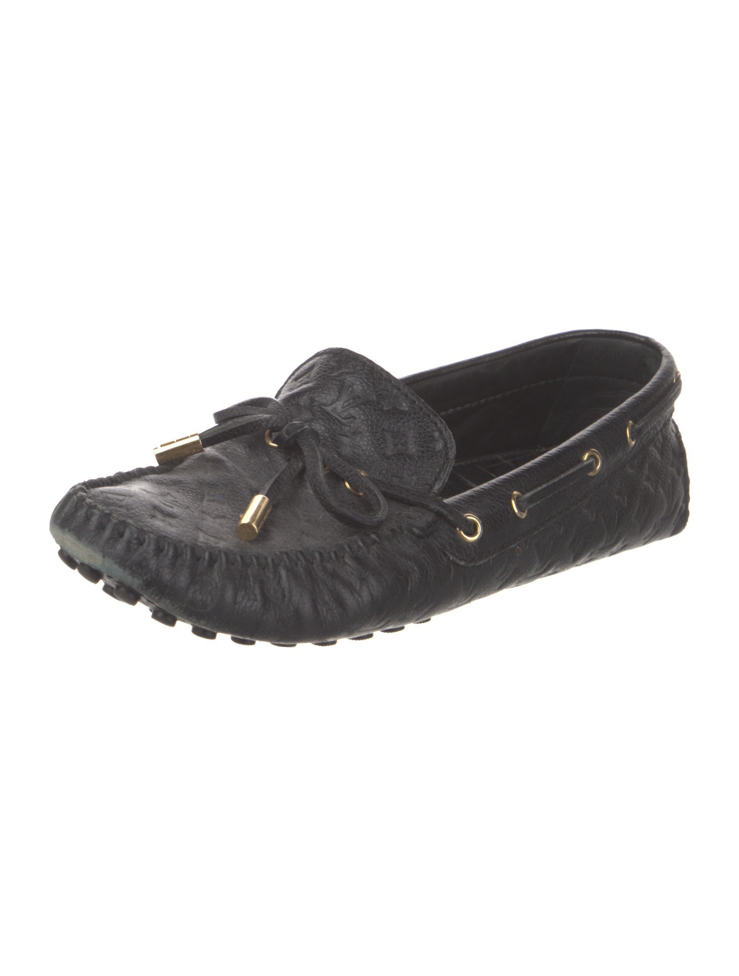 Louis Vuitton LV Monogram Leather Loafers