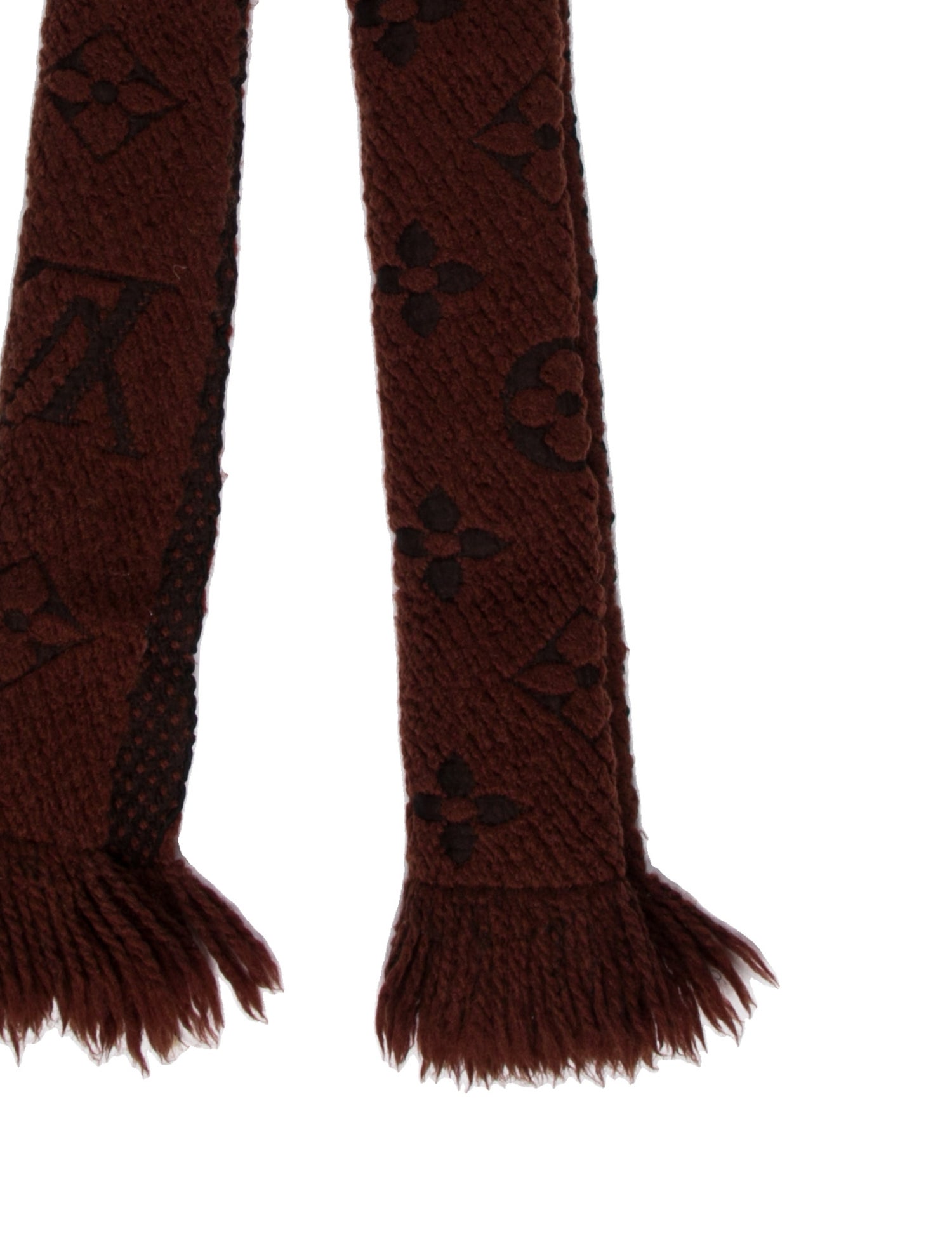 Louis Vuitton Logomania Wool Scarf